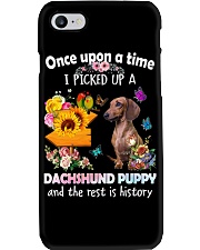Dachshund puppy Phone Case tile