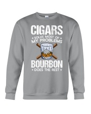 Cigars bourbon solve Crewneck Sweatshirt tile