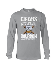 Cigars bourbon solve Long Sleeve Tee tile
