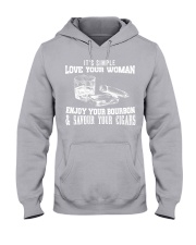 Cigar its simple Hooded Sweatshirt tile