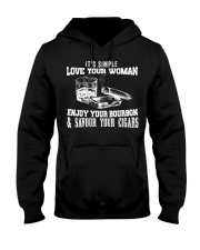 Cigar its simple Hooded Sweatshirt front