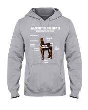 Funny Anatomy of the Horse Hooded Sweatshirt tile