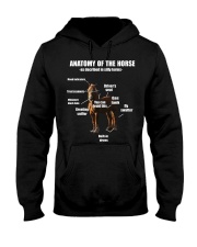 Funny Anatomy of the Horse Hooded Sweatshirt front