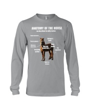 Funny Anatomy of the Horse Long Sleeve Tee tile