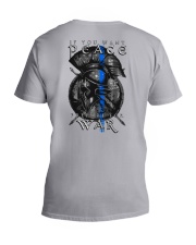 Police if you V-Neck T-Shirt tile