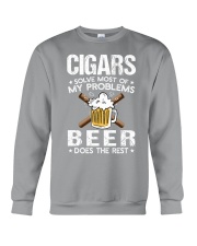 Cigar Beer solve Crewneck Sweatshirt tile
