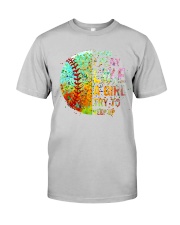 Softball like a girl Classic T-Shirt tile