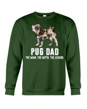 pug dad Crewneck Sweatshirt tile