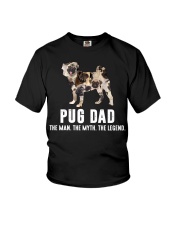 pug dad Youth T-Shirt tile