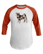 pug dad Baseball Tee tile