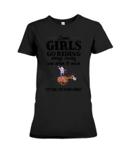 Horse some girls Premium Fit Ladies Tee tile