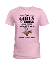 Horse some girls Ladies T-Shirt tile