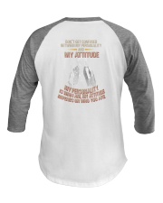 Veteran my Attitude Baseball Tee tile