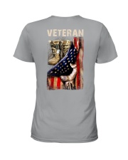 Veteran - combat boots dogtag Ladies T-Shirt tile