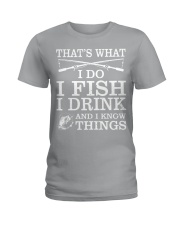 Fishing I do Ladies T-Shirt tile
