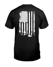 Hair stylist flag Classic T-Shirt back