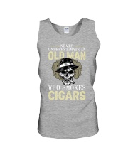 Old man cigar never Unisex Tank tile