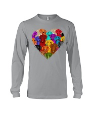 dachshund heart shape Long Sleeve Tee tile