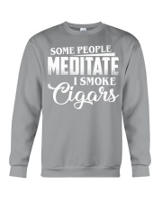 Meditate or Smoke Cigars Crewneck Sweatshirt tile