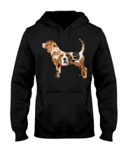 Beagle shape full Hooded Sweatshirt tile