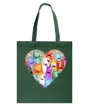 bull terrier heart shape Tote Bag tile
