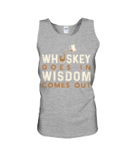 Whiskey goes in Unisex Tank tile