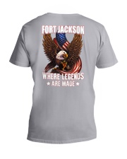 Legend fort jackson V-Neck T-Shirt tile