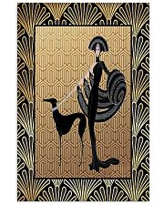Greyhound with woman 11x17 Poster front