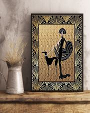 Greyhound with woman 11x17 Poster lifestyle-poster-3