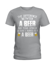 Beer Difference Ladies T-Shirt tile
