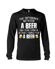 Beer Difference Long Sleeve Tee front