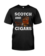 Cigar and scotch Classic T-Shirt front
