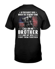In your darkest hour veteran Classic T-Shirt back