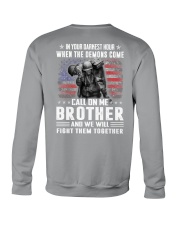 In your darkest hour veteran Crewneck Sweatshirt tile