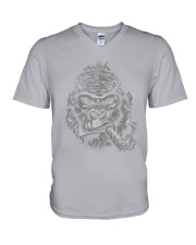 monkey 2 cigar V-Neck T-Shirt tile