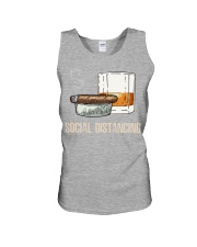 Cigar social distancing Unisex Tank tile