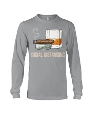 Cigar social distancing Long Sleeve Tee tile