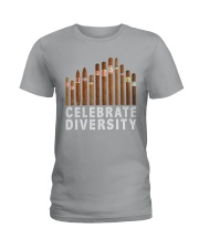 Diversity cigar Ladies T-Shirt tile