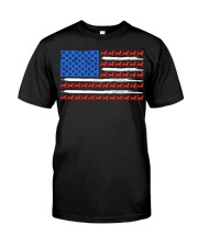 Dachshund flag 2 Classic T-Shirt front