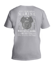 Vet why marine V-Neck T-Shirt tile