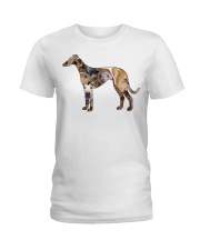 greyhound shape Ladies T-Shirt front