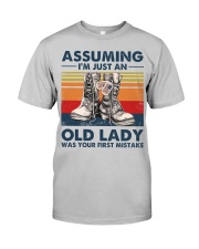 Vet old lady Classic T-Shirt tile