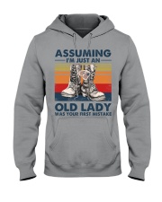 Vet old lady Hooded Sweatshirt front
