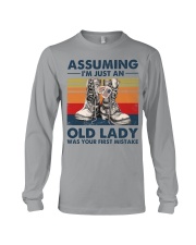 Vet old lady Long Sleeve Tee tile