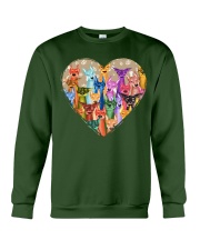 doberman heart shape Crewneck Sweatshirt tile