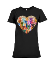 doberman heart shape Premium Fit Ladies Tee tile
