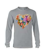 doberman heart shape Long Sleeve Tee tile