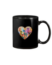 doberman heart shape Mug tile