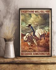 Bull Riding 16x24 Poster lifestyle-poster-3