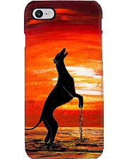 Greyhound sunset Phone Case i-phone-8-case